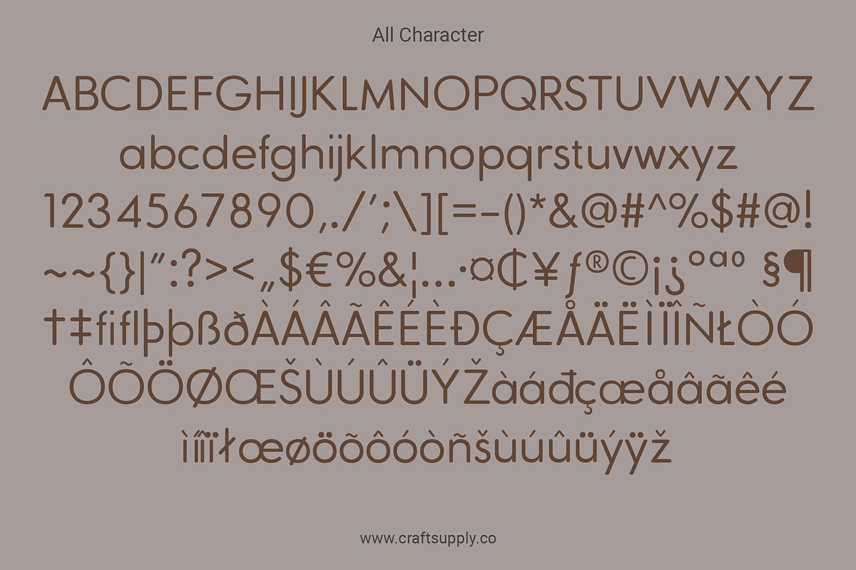 Golane Rounded, a Sans Serif Font by Craft Supply Co. (Photo 6 of 8)