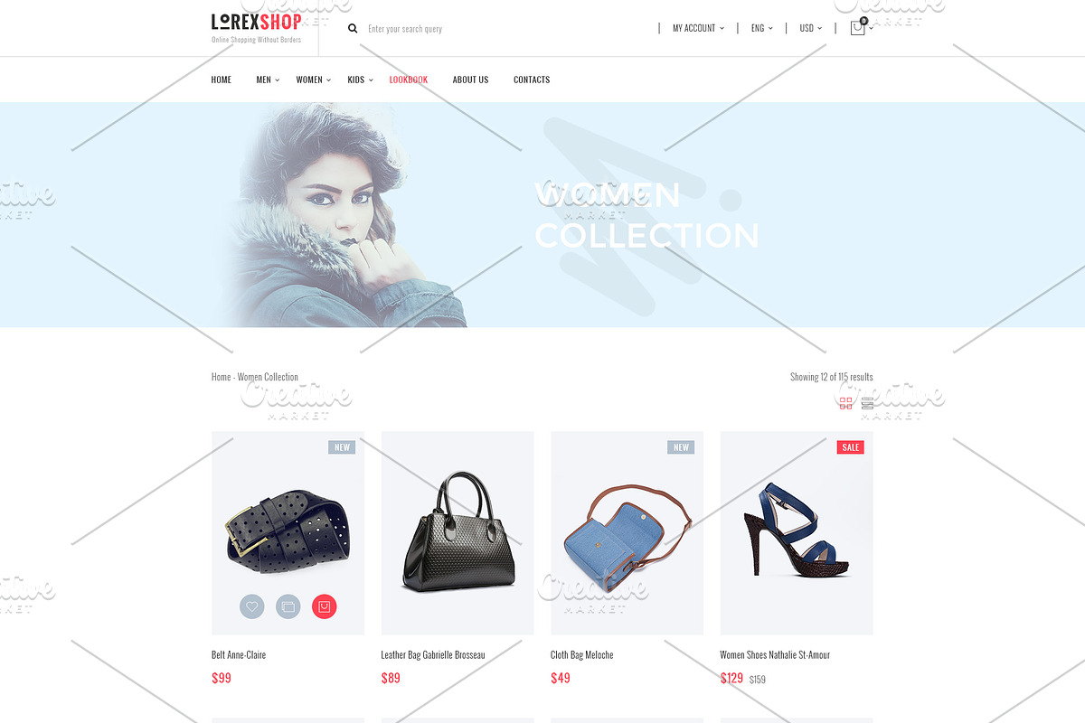 LOREX - E-commerce PSD Templates, a Websites & App Template by ArtStyles (Photo 5 of 26)