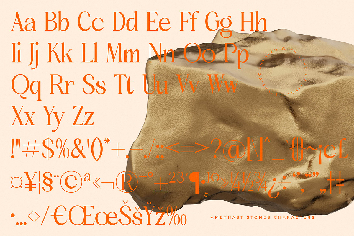 Amethast Stones Modern Serif, a Serif Font by timelesstype.co (Photo 18 of 20)