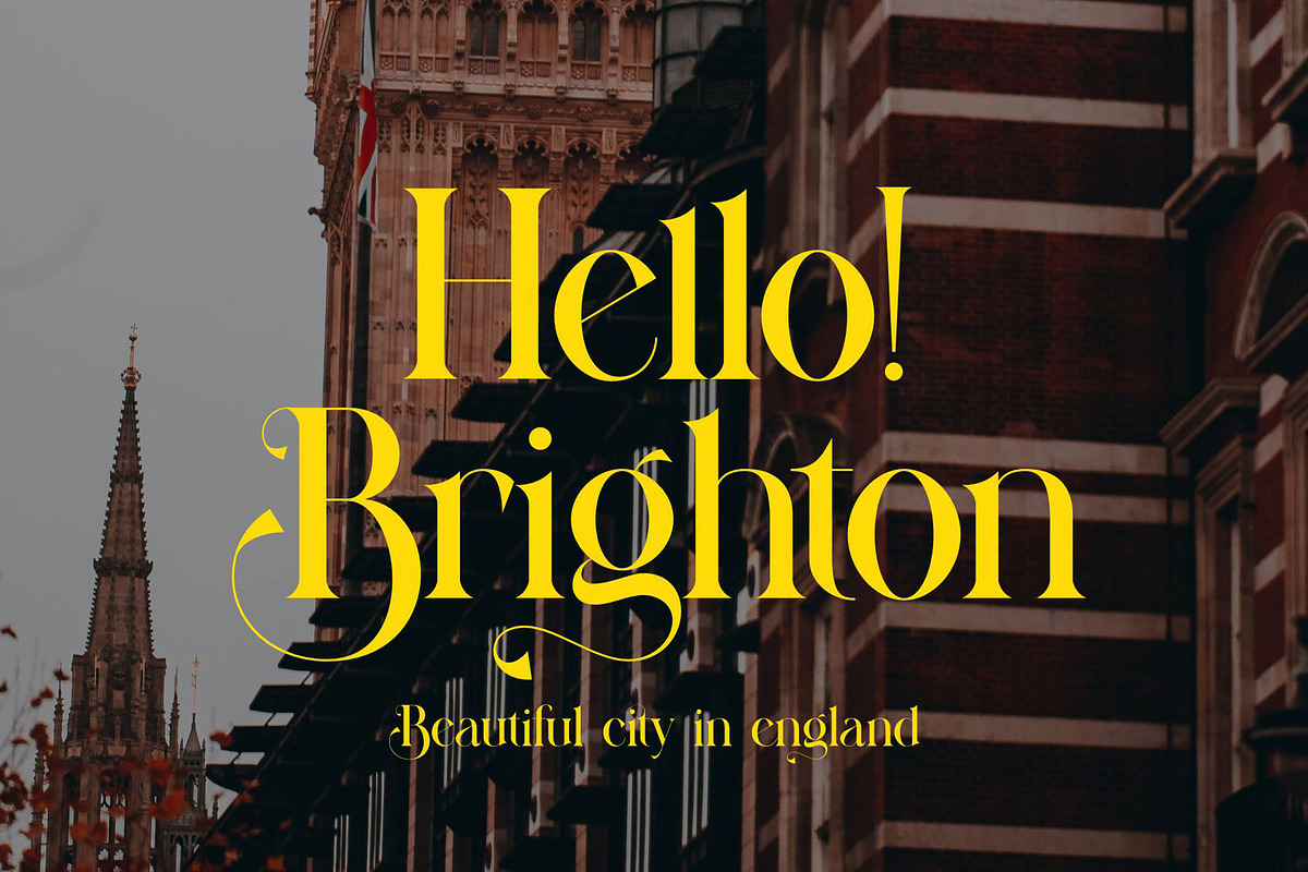 Bilgatte Modern and Elegant Ligature, a Serif Font by Alfinart (Photo 6 of 8)