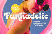Funkadelic - Fun Vintage Retro Font, a Serif Font by Windfall Co (Thumbnail 1 of 10)