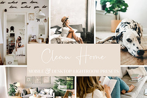 10 CLEAN HOME LIGHTROOM PRESETS