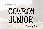 Cowboy Junior, a Slab Serif Font by Wow Magic (Thumbnail 1 of 3)
