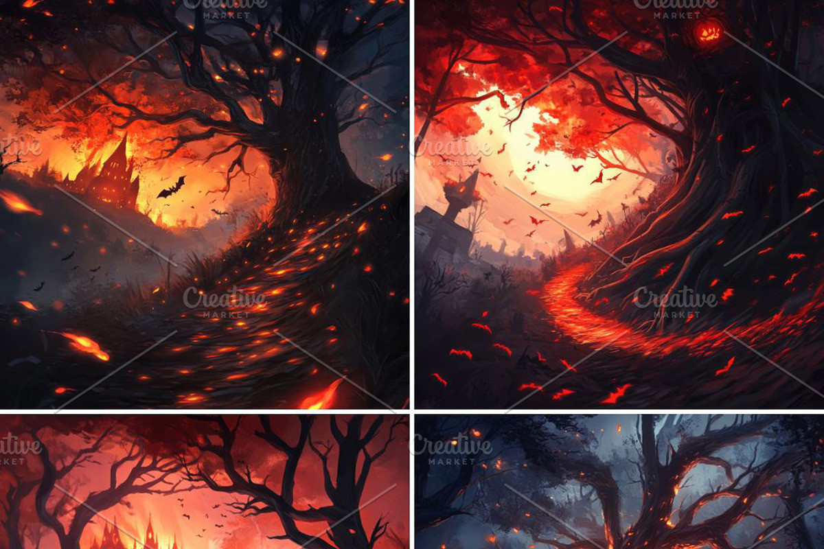 Haunted Worlds, a Seasonal Illustration by pictures for you (Photo 15 of 32)