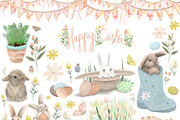 Happy Easter Clip Art Bundle, an Illustration by Lillias Faye (Thumbnail 3 of 12)