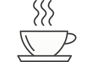 Cup Of Coffee Vector Icon