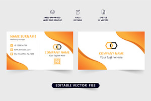 Double Sided Business Card Template