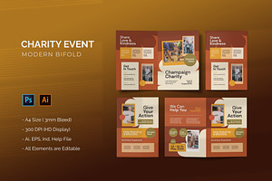 Charity Event - Bifold Brochure, a Brochure Template by StreaksideStd
