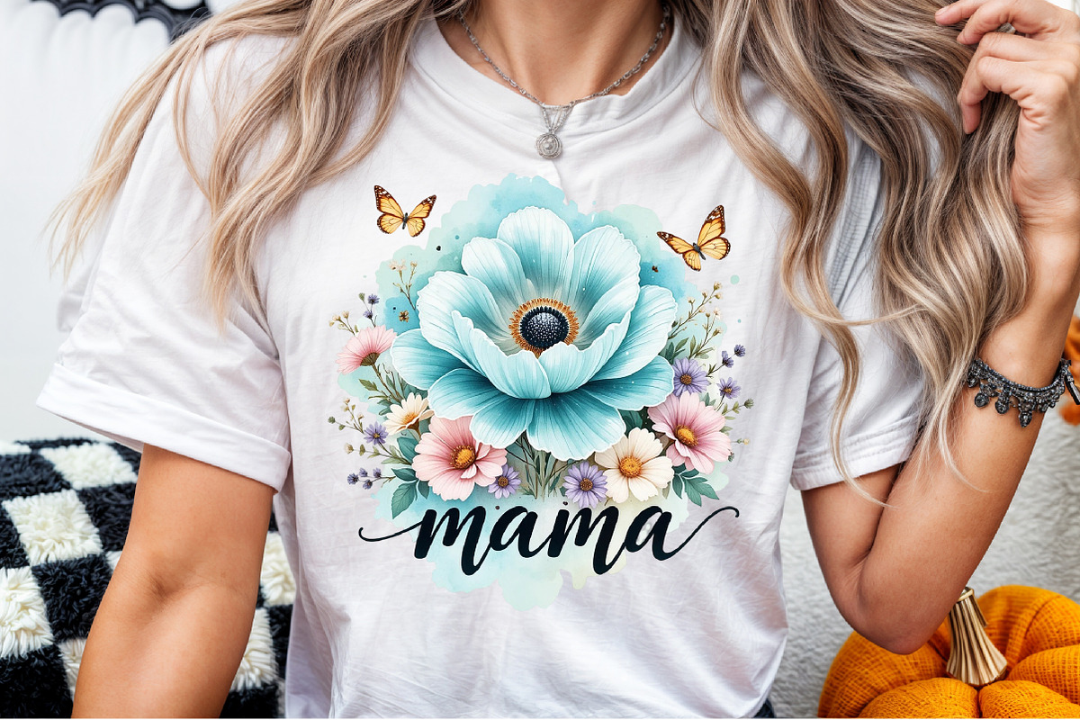 Boho Floral Mama Mother's Day Png, an Illustration by Sublimation Artist (Photo 6 of 9)
