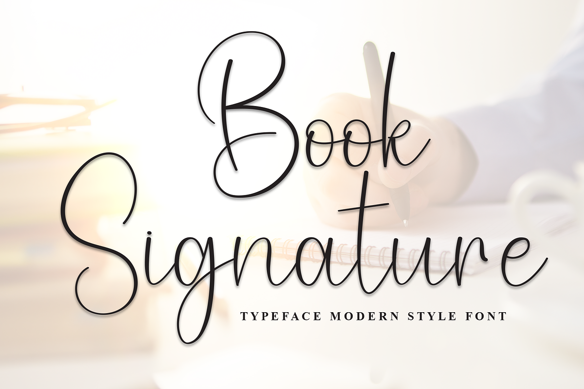 Book Signature | Script Font, a Handwritten Font by Scratchones (Photo 1 of 8)