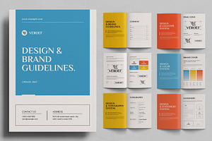 Brand Guideline Layout, a Stationery Template by ContestDesign