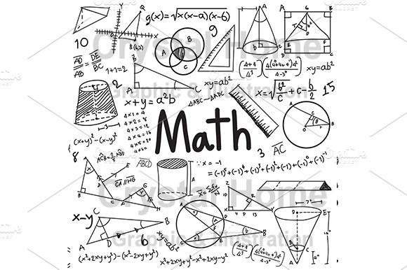 Math Education Doodle Icon