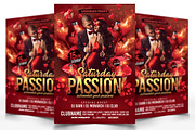 Saturday Passion, a Flyer Template by darkmonarch (Thumbnail 1 of 3)