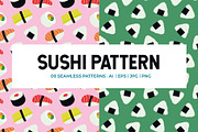 Sushi Seamless Pattern, a Pattern Graphic by Abstracto-Create (Thumbnail 1 of 7)