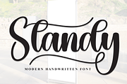 Standy | Script Font, a Handwritten Font by Scratchones (Thumbnail 1 of 8)