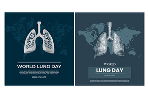 lung treatment posters. Lungs cancer, an Object Illustration by Stock-Smart-Start