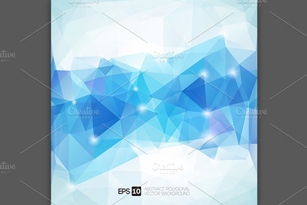 Abstract polygonal background, an Illustration by VectorCat