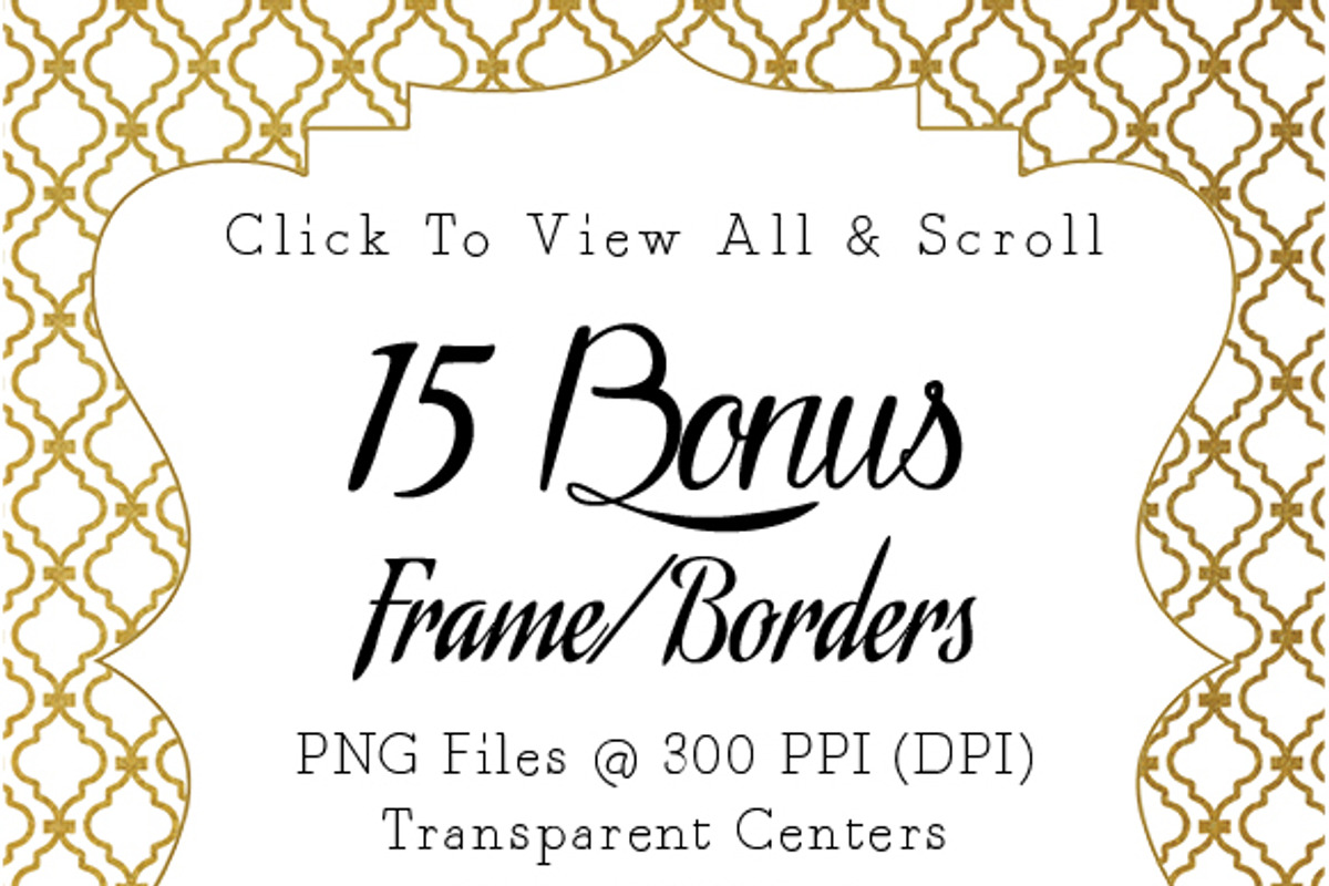 50 Gold Elegance Backgrounds & Bonus, a Pattern Graphic by Artfanaticus (Photo 4 of 5)