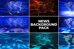 News Background Pack for FCPX, a Templates & Theme by FlashFXbox
