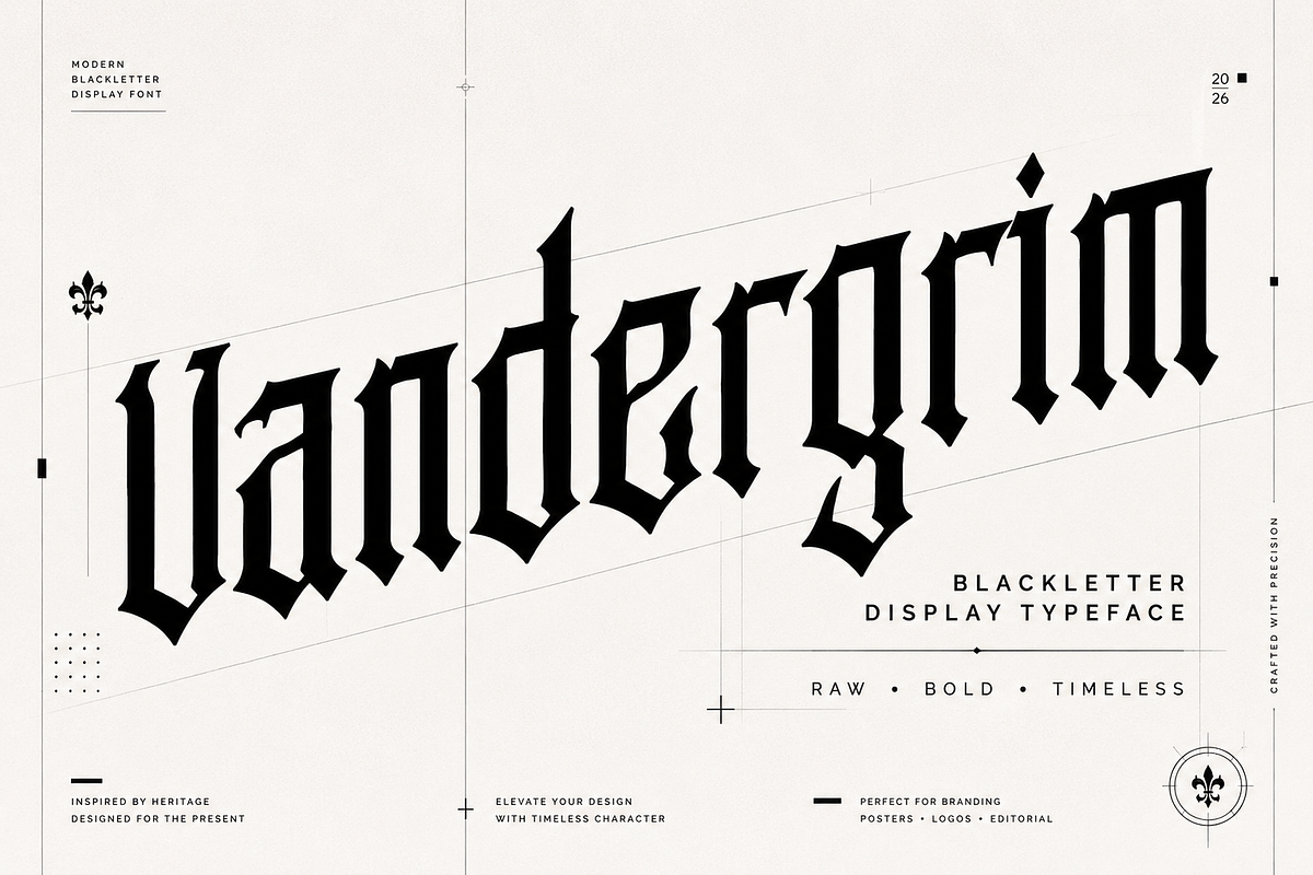 Vandergrim, a Blackletter Font by Wow Magic (Photo 6 of 6)