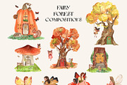 Fairy Autumn Forest Animals & Floral, an Animal Illustration by Catch the Dream Art (Thumbnail 3 of 20)