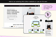 Minimal Faceless Sales Page, a Wix Template by Template Twist Shop (Thumbnail 6 of 10)