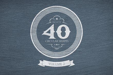 40 Circular Shapes - Vector - Vol. 2