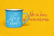 Macarons Font and Extras, a Script Font by LovePowerDesigns (Thumbnail 5 of 12)