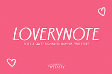 Loverynote – Soft Handwriting Font
