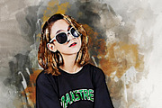 Portrait Painting Watercolor Photo, an Action Add-On by Photoshop Action (Thumbnail 8 of 22)