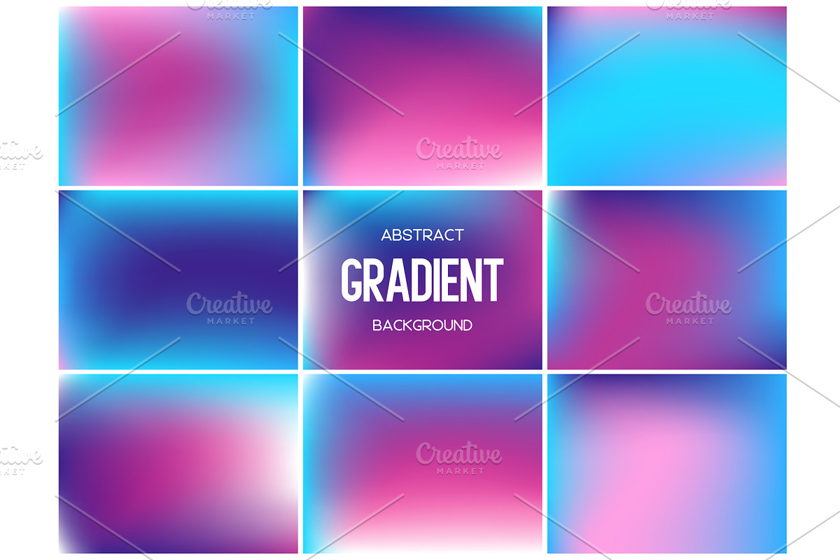 Cosmic and neon mesh gradients., an Illustration by Liudmyla Matviiets