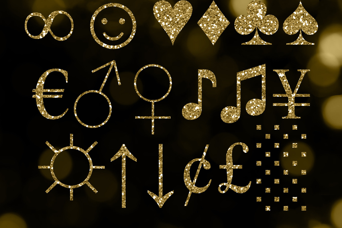 Gold Glitter Letters - Gold Alphabet, an Object Graphic by Paper Element (Photo 4 of 5)