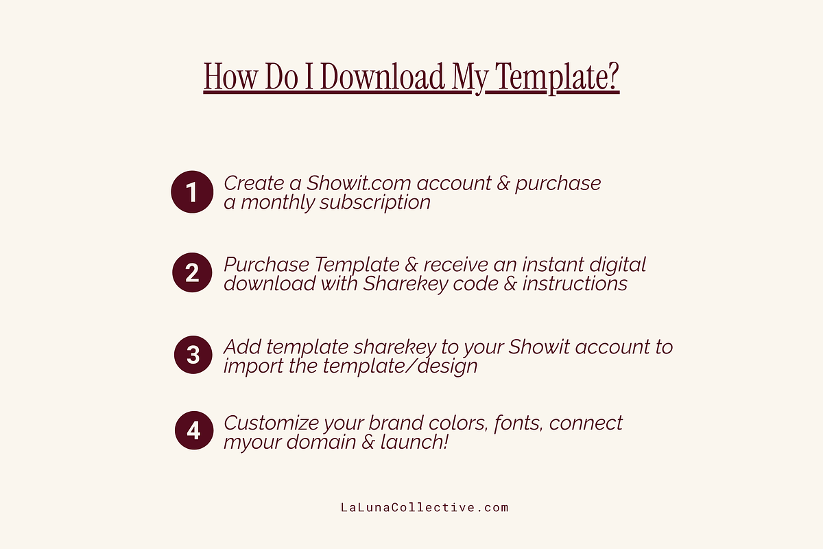 Interior Designer Showit Template, a Landing Page Template by La Luna Collective Design (Photo 4 of 5)