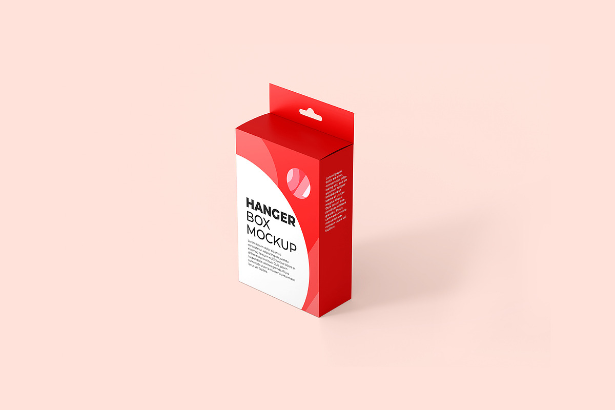 Hanger Paper Box Mockup, a Packaging Mockup by Adstart (Photo 3 of 5)