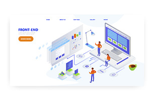 Front-end, Landing Page Design