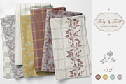 Twig & Twill-Mellow Autumn, a Pattern Graphic by InaCorart (Thumbnail 1 of 13)