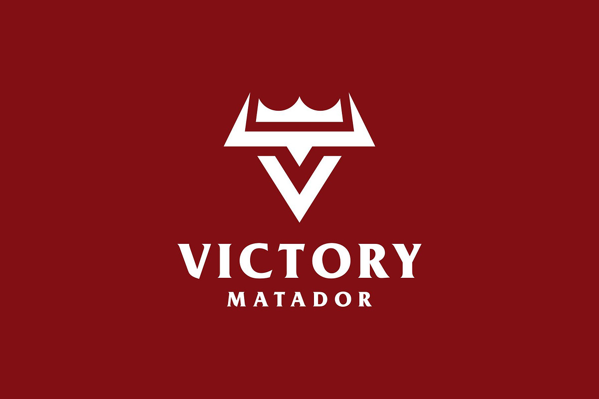 Letter V Bull Crown Logo, a Branding & Logo Template by Buqancreative (Photo 2 of 4)