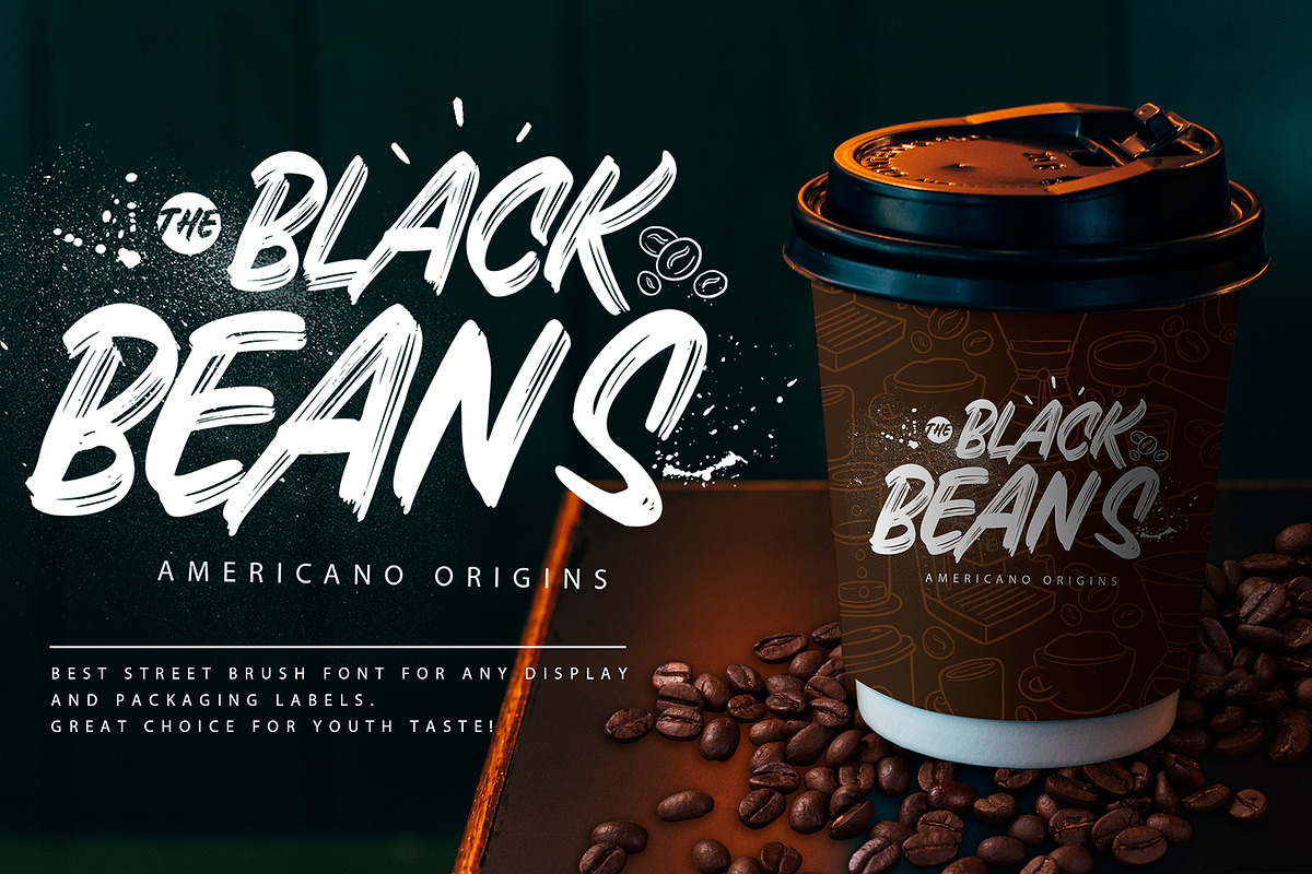 Black Ravens - Dry Brush, a Font by Arterfak Project (Photo 8 of 14)