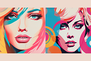 Pop Art Poster PNG,JPG, a Graphic by Milano Creative (Thumbnail 3 of 3)
