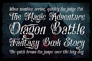 Canderagle Gothic Blackletter, a Blackletter Font by madeDeduk (Thumbnail 2 of 10)