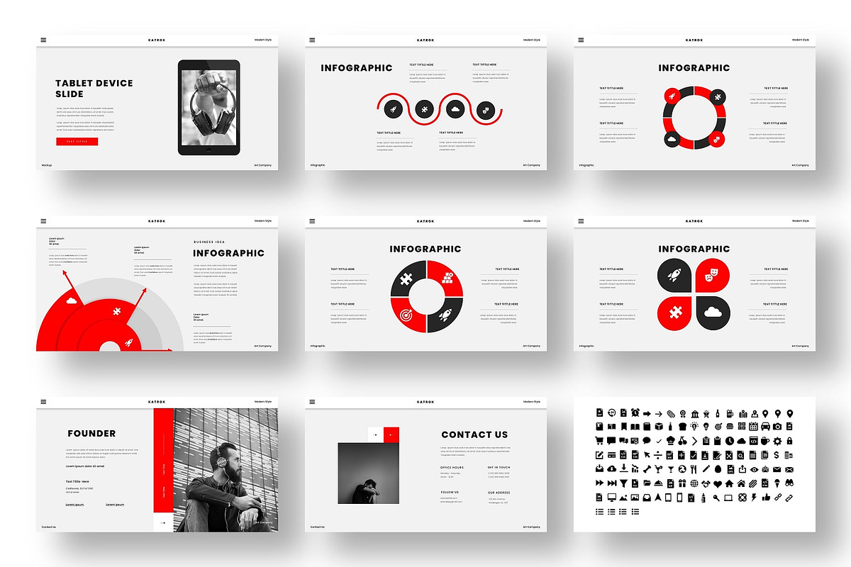Katrok - Business Google Slide, a Presentation Template by Dens Creative Studio (Photo 5 of 6)