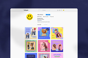70's Fashion Social Media Template, a Social Media Template by Annora Studio (Thumbnail 2 of 8)