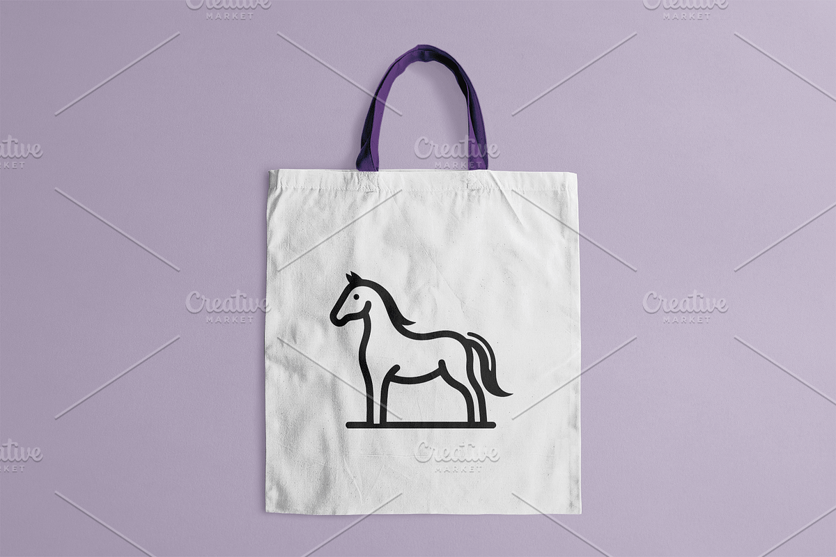 Minimalist Horse Vector Logo, a Branding & Logo Template by Vectorium Studio (Photo 2 of 2)