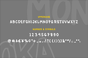 Monoka - Handwritten Uppercase Font, a Script Font by Boediman (Thumbnail 2 of 6)