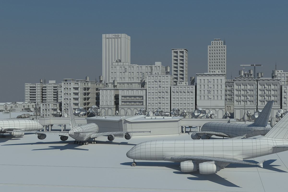 Low poly 3D Cartoon City Modular, an Architecture 3D Model by NOMODOL (Photo 20 of 20)