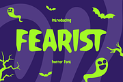 Fearist Abstract Horror Font, a Font by PutraCetol Studio (Thumbnail 1 of 5)