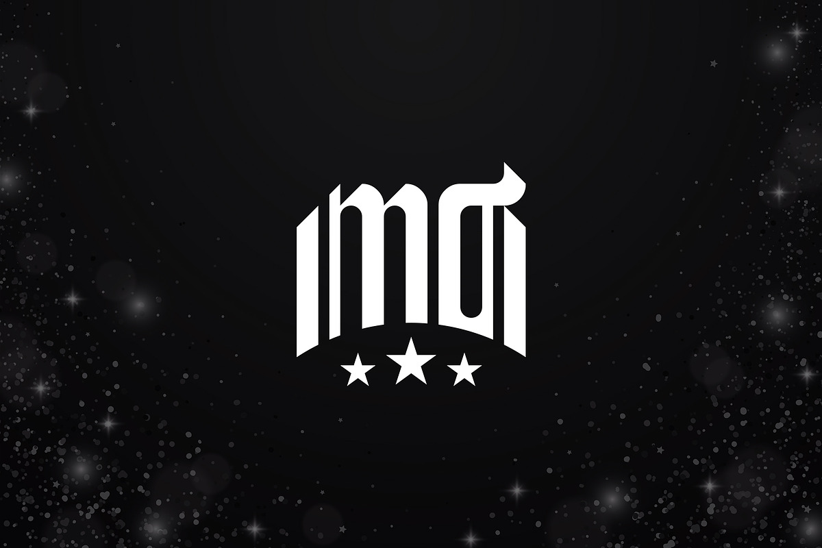 Luxury Initials MD with Star Logo, a Branding & Logo Template by Luxury Logos (Photo 2 of 4)