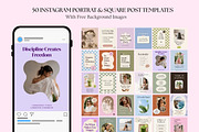 Aesthetic Instagram Templates, a Social Media Template by Arslan (Thumbnail 2 of 7)