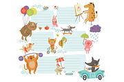 Animals collection, an Animal Illustration by Anna Guz's Store (Thumbnail 4 of 6)