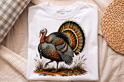 Thanksgiving Turkey Sublimation, a Seasonal Illustration by Libby Wishes (Thumbnail 2 of 4)